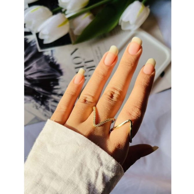 V-Shaped Two Way Ring~ Adjustable