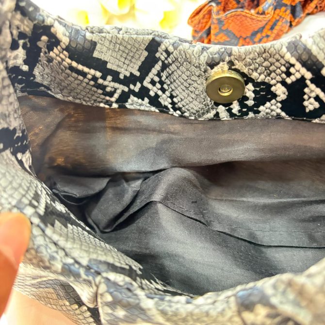 Snake Textured Bag