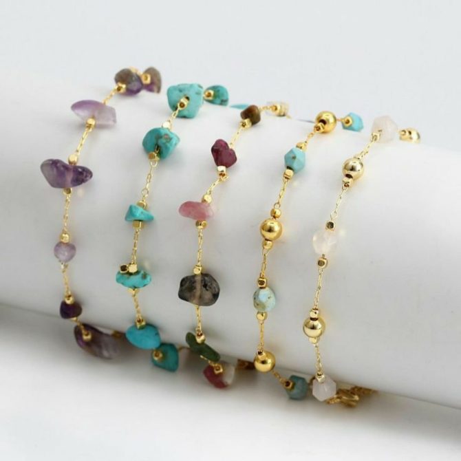 Crystal Cluttered Bracelet - Image 3