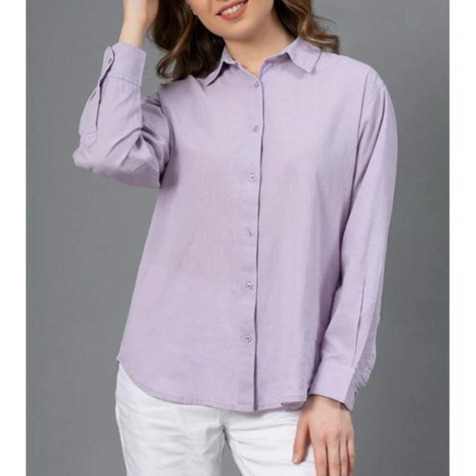 Lilac Oversized-Fit Shirts - Image 4