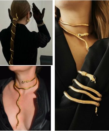 Bendy Snake Necklace