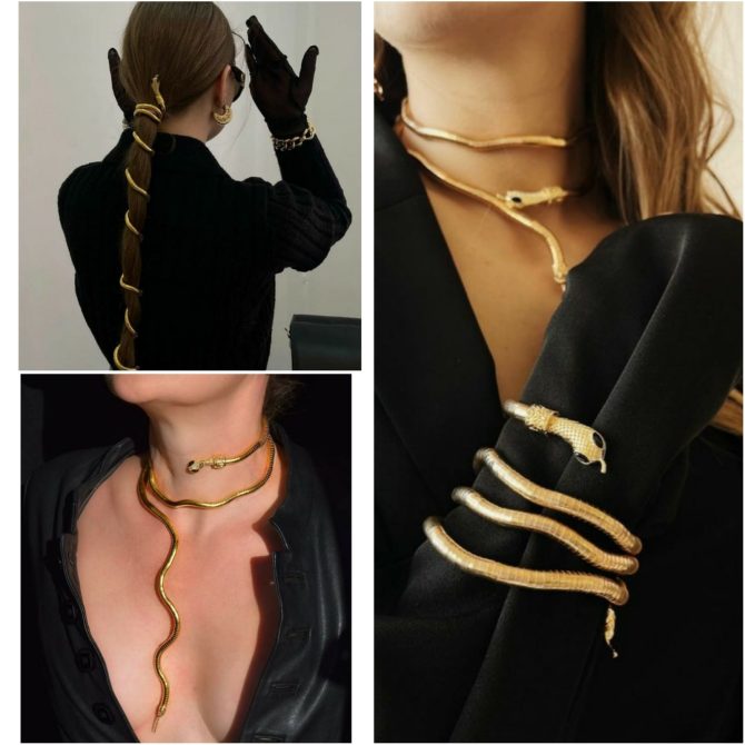 Bendy Snake Necklace