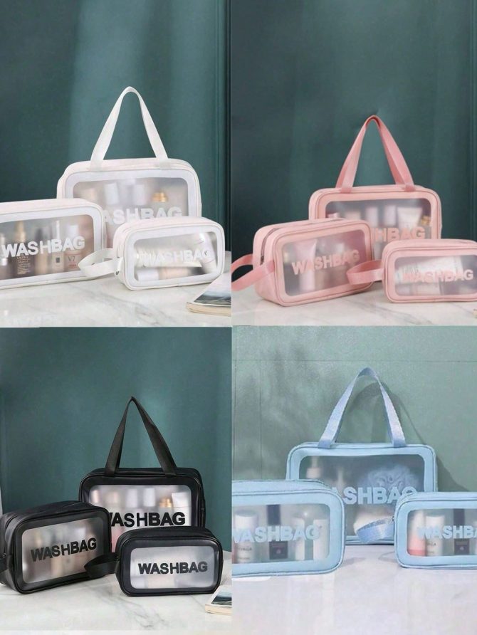 Washbag Vanity Bag~ Set of 3