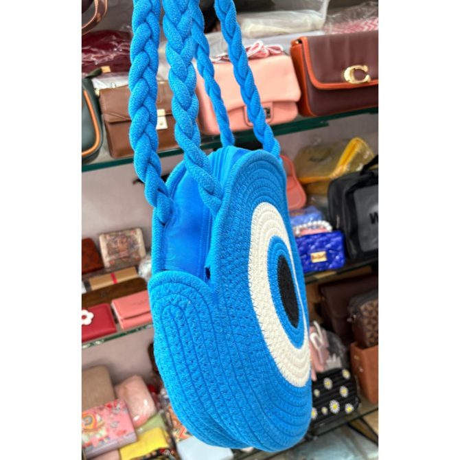 Evil Eye Braided Bag - Image 3