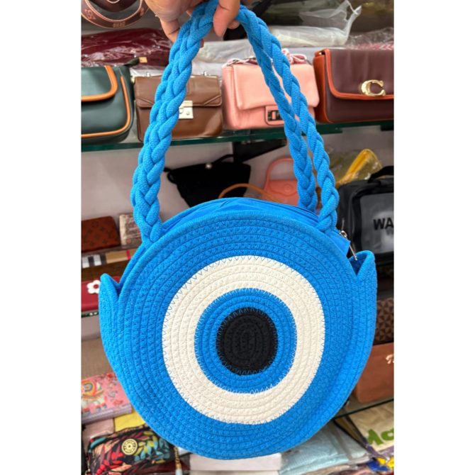 Evil Eye Braided Bag - Image 2