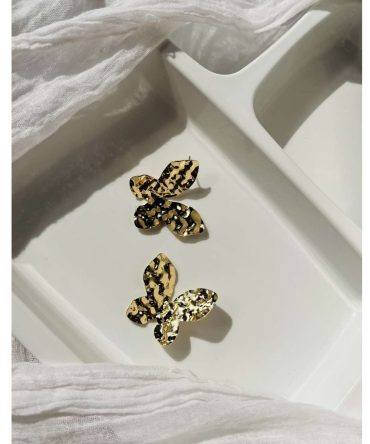 Textured Butterfly Earrings