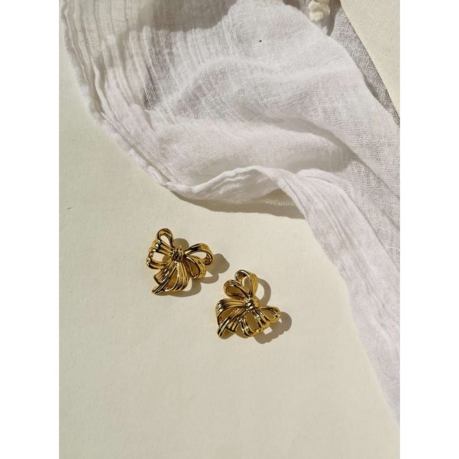 Audrey Bow Earrings