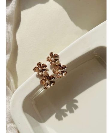 Dual Floral Earrings