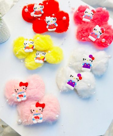 Kitty Fur Clips~ Pair