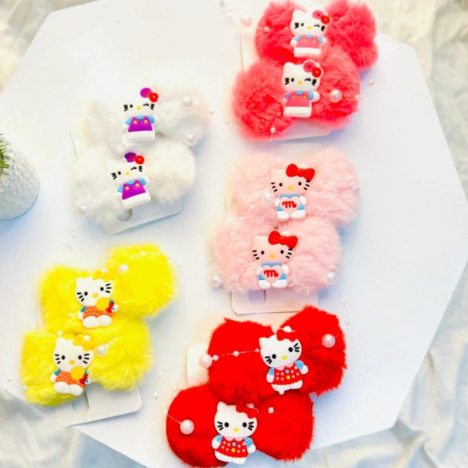 Kitty Fur Clips~ Pair - Image 4