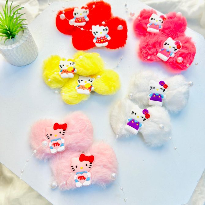 Kitty Fur Clips~ Pair - Image 3