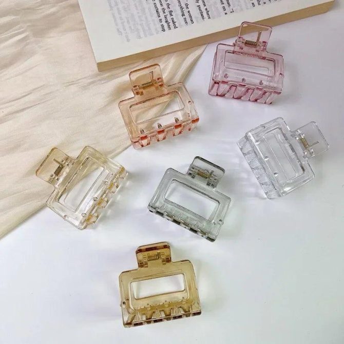 Square Acrylic Transparent Claws~ Medium - Image 2