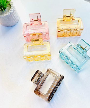 Square Acrylic Transparent Claws~ Medium