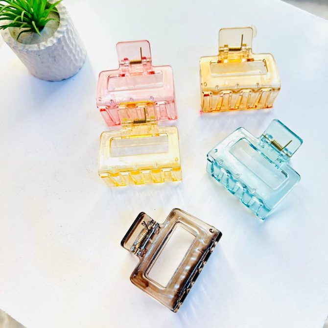 Square Acrylic Transparent Claws~ Medium