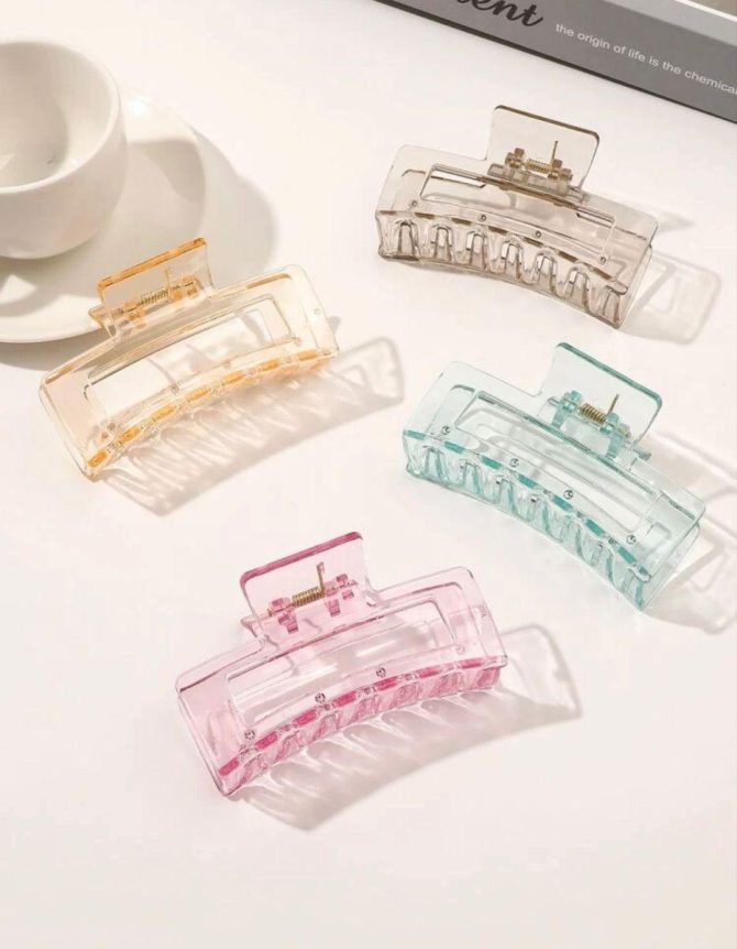 Rectangle Acrylic Transparent Claws~ Medium - Image 4