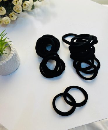 Basic Black Rubberband~ pack of 2