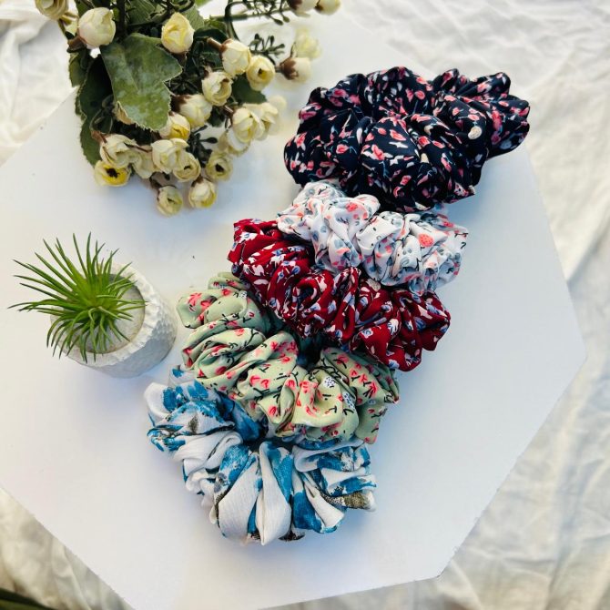 Cherry Blossom Scrunchies~ Medium - Image 2
