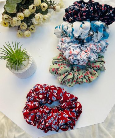 Cherry Blossom Scrunchies~ Medium