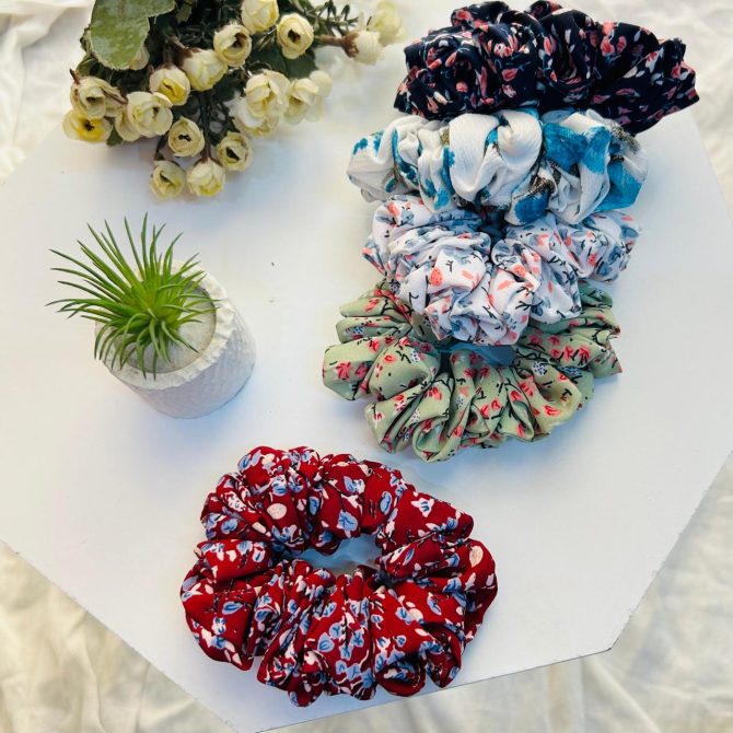 Cherry Blossom Scrunchies~ Medium