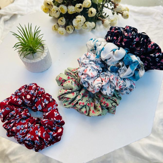 Cherry Blossom Scrunchies~ Medium - Image 3