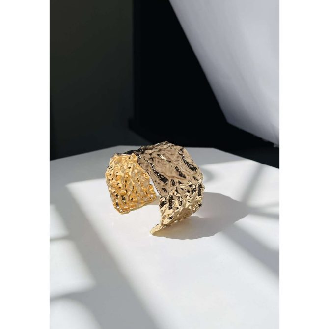 Glossy Textured Bangle - Image 2