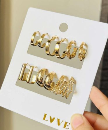 Twisted Earrings Combo (₹22 Per Pair)