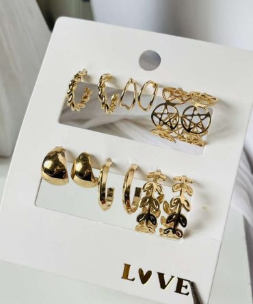 Audrey Earrings Combo (₹20 Per Pair)