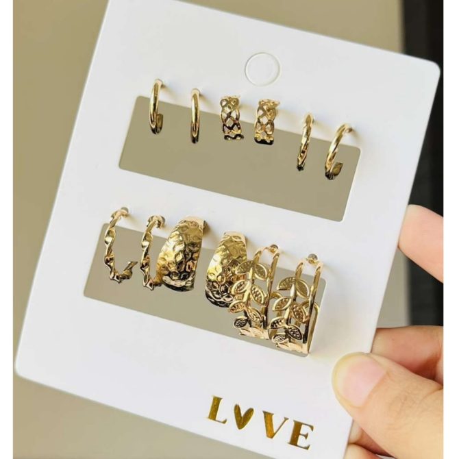 Eden Earrings Combo (₹17 Per Pair)
