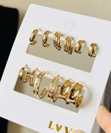 Delphine Hoops Combo (₹20 Per Pair)