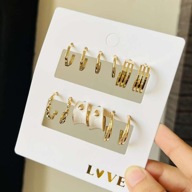 Clara Earrings Combo (₹20 Per Pair)