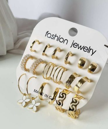 Golden Floral Combo (₹20 Per Pair)