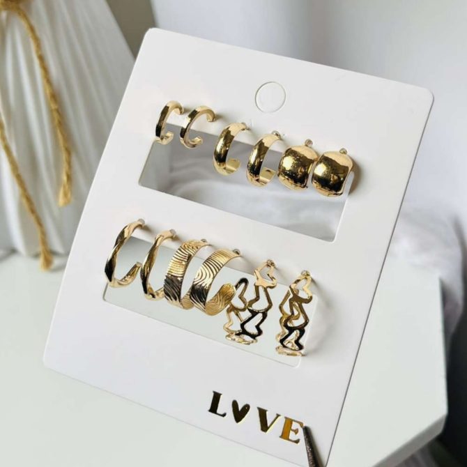 Golden Hearts Combo (₹20 Per Pair)