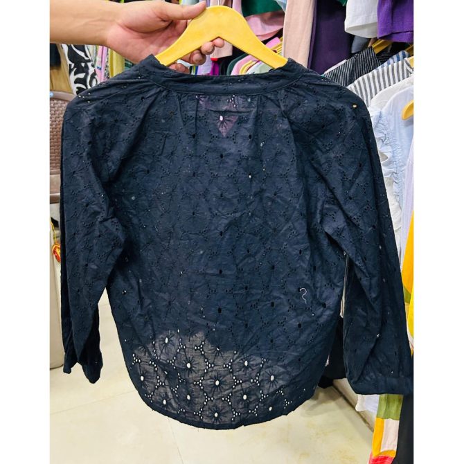 Chikankari Self Work Top - Image 2
