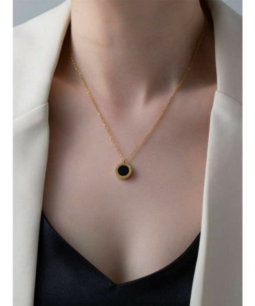 Clock Necklace~ Anti Tarnish