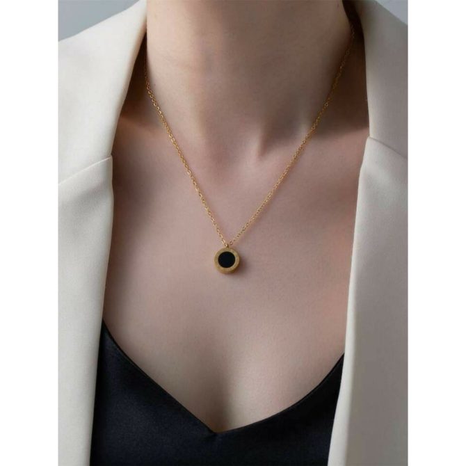 Clock Necklace~ Anti Tarnish