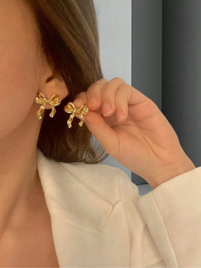 Twisted Bow Earrings