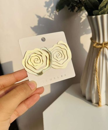 Golden Rose Earrings