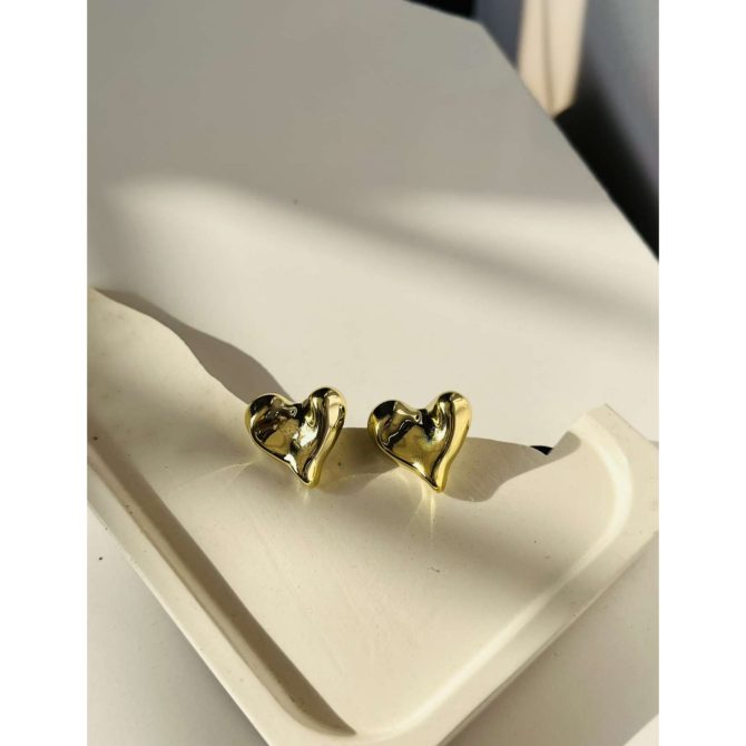Glossy Heart Earrings
