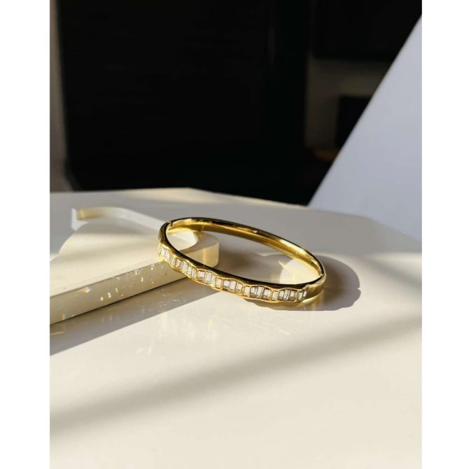 Golden Diamonds Bracelet~ Anti Tarnish - Image 2