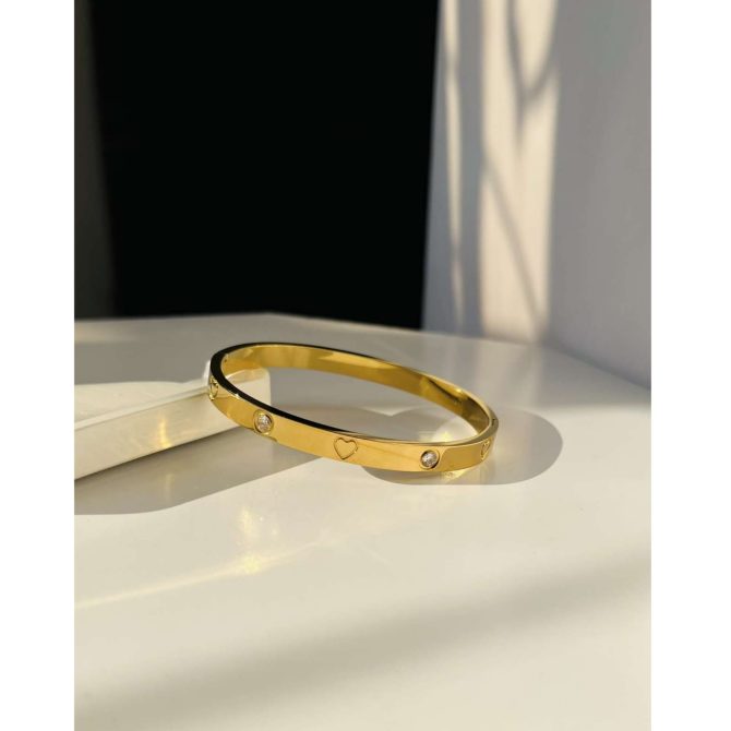 Heart Diamond Bracelet~ Anti Tarnish