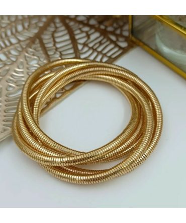 Multi Strands Spiral Bracelet
