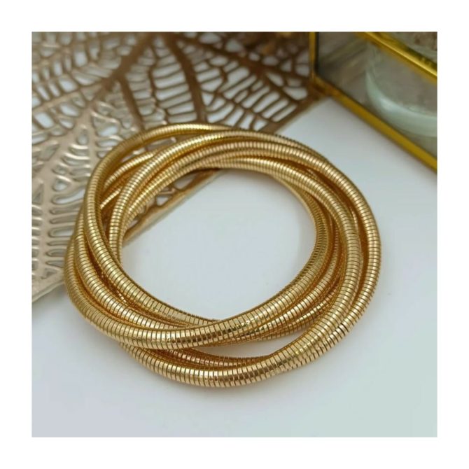 Multi Strands Spiral Bracelet