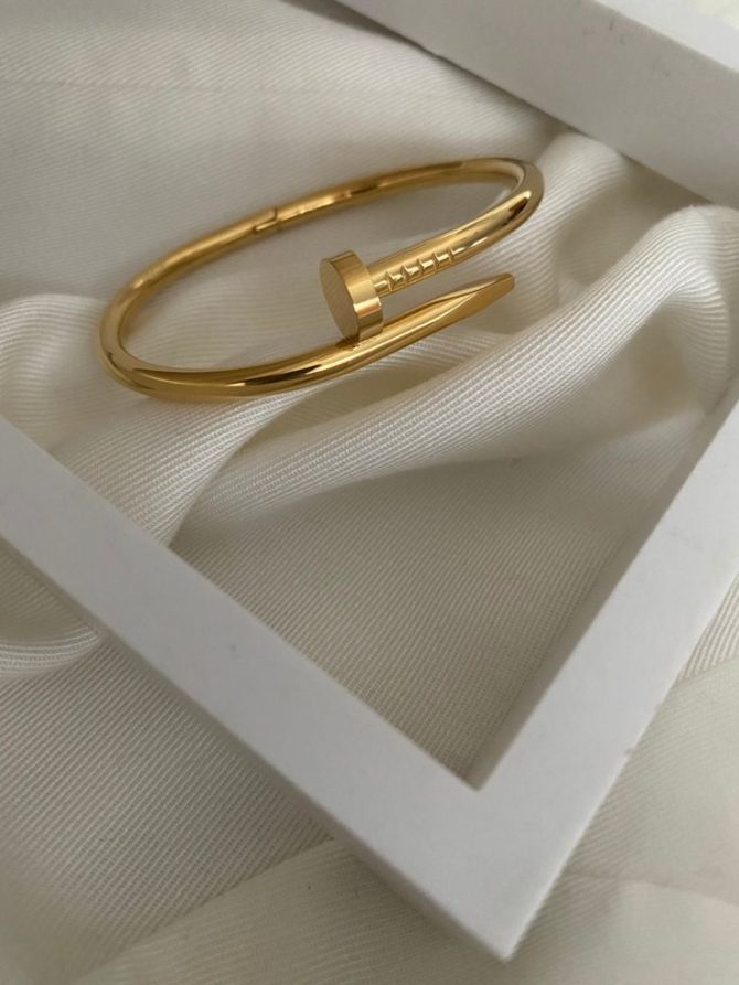 Nail Band Bracelet~ Anti Tarnish