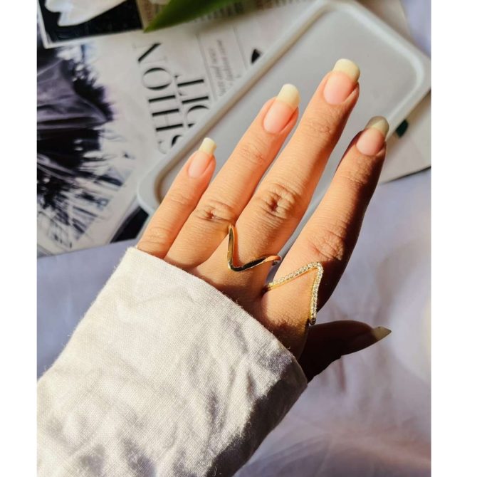 Two Way V-Shaped Ring~ Anti Tarnish