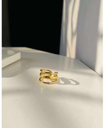 Golden Chunky Rings