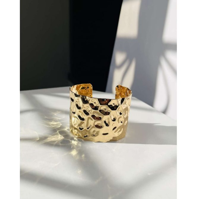 Glossy Textured Bangle