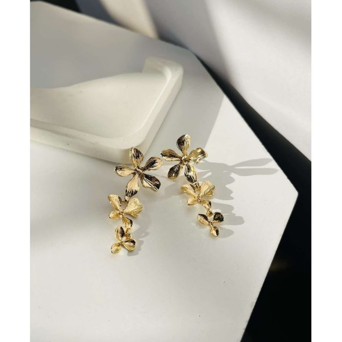 Trio Floral Earrings - Image 2