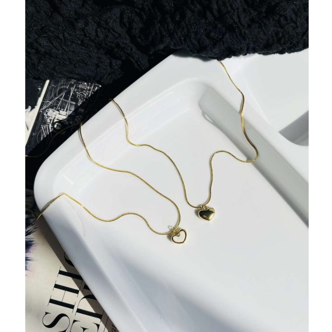 Two Way Heart Necklace~ Anti Tarnish