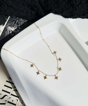 Multi Stars Necklace~ Anti Tarnish
