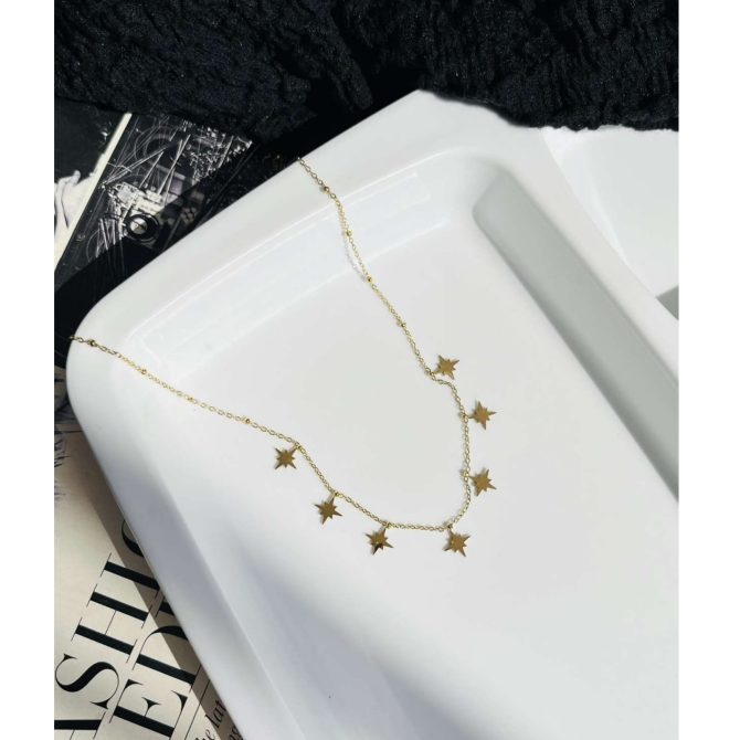 Multi Stars Necklace~ Anti Tarnish